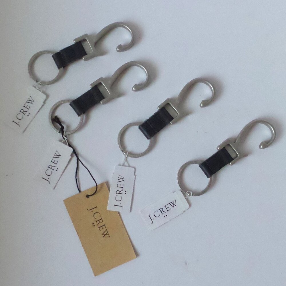 J. crew bottle opener key rings, Four